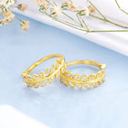Nature’s Glow CZ Leaf Toe Ring