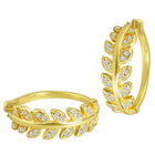 Nature’s Glow CZ Leaf Toe Ring