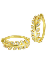 Nature’s Glow CZ Leaf Toe Ring