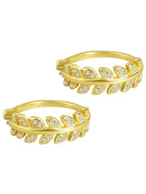 Nature’s Glow CZ Leaf Toe Ring