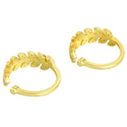Nature’s Glow CZ Leaf Toe Ring
