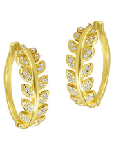 Nature’s Glow CZ Leaf Toe Ring