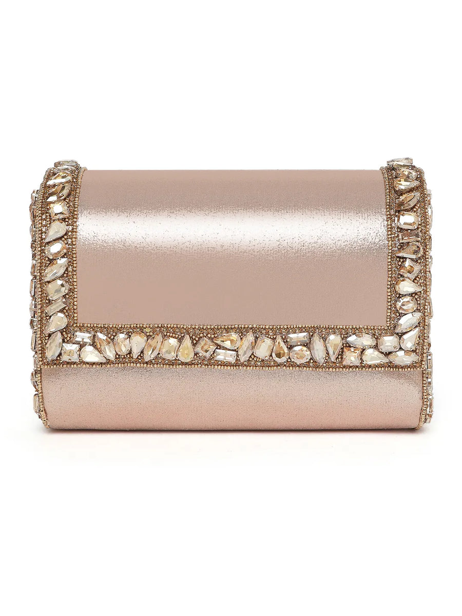 Sleek Sparkle Clutch by Peora | Chic Evening Fashion Accessory

