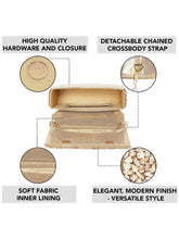 Sleek Sparkle Clutch by Peora | Chic Evening Fashion Accessory

