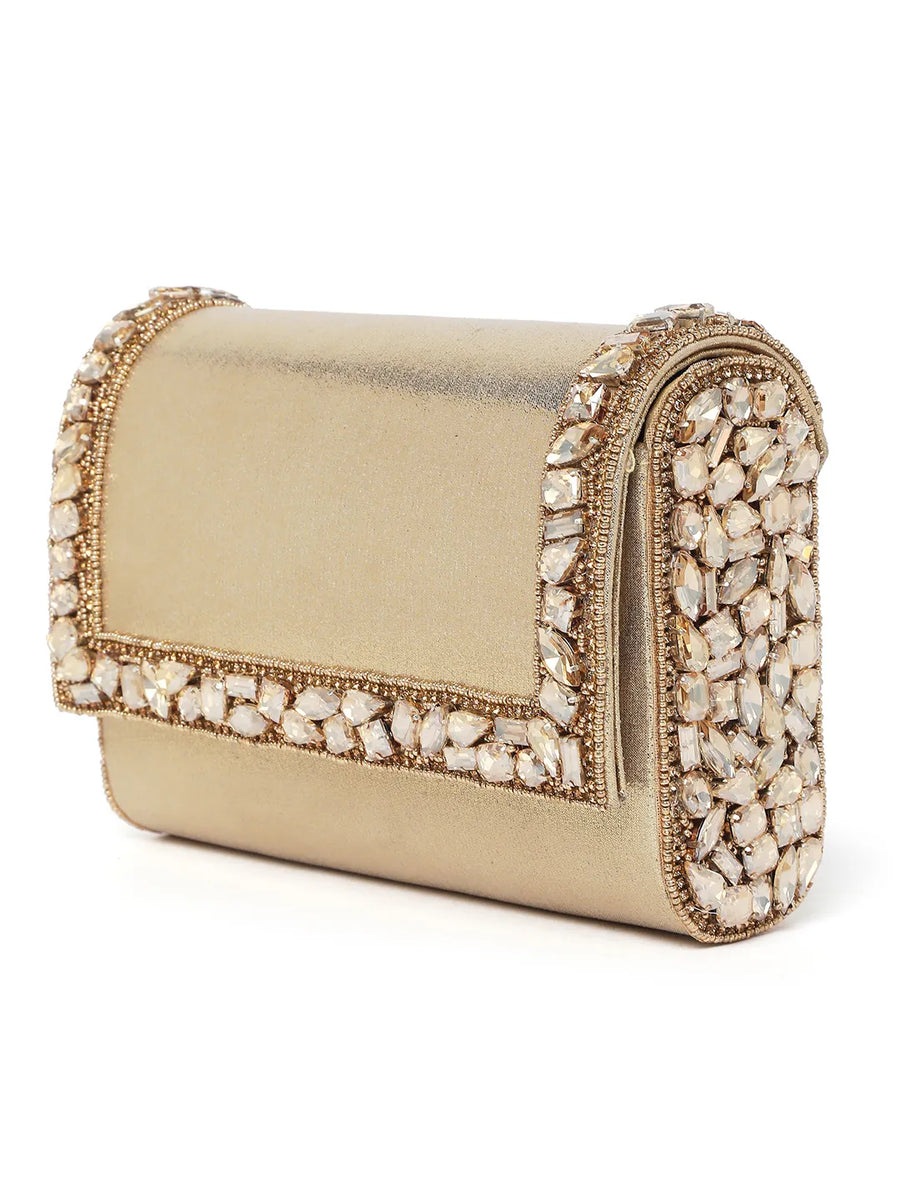 Sleek Sparkle Clutch by Peora | Chic Evening Fashion Accessory

