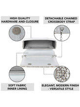 Sleek Sparkle Clutch by Peora | Chic Evening Fashion Accessory

