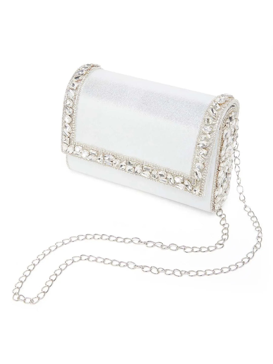 Sleek Sparkle Clutch by Peora | Chic Evening Fashion Accessory

