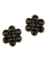 Classic Pearl Beaded Choker & Earrings - Black
