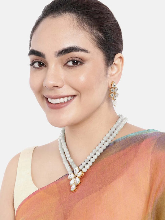 Choker & Pearl Set – Elegant & Trendy Jewelry Collection | Peora