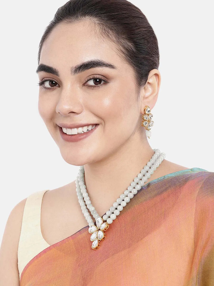 Choker & Pearl Set – Elegant & Trendy Jewelry Collection | Peora