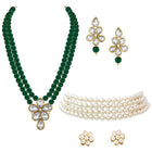 Choker & Pearl Set – Elegant & Trendy Jewellery Collection | Peora