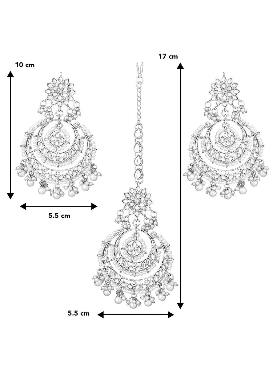 Maangtikka Set – Traditional Head Jewellery for Women | Peora