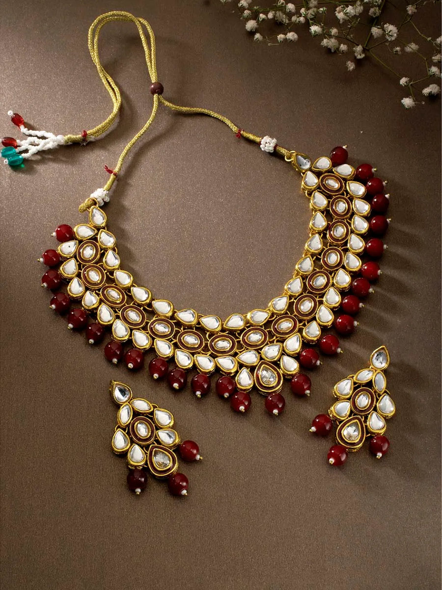 Kundan Necklace Set | Peora Jewellery – Regal Heritage Designs