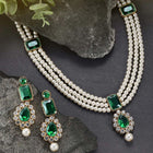 Pearl Long Necklace Set by Peora | Elegant Pearl Fashion Jewellery

