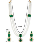Pearl Long Necklace Set by Peora | Elegant Pearl Fashion Jewellery

