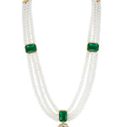 Pearl Long Necklace Set by Peora | Elegant Pearl Fashion Jewellery

