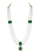 Pearl Long Necklace Set by Peora | Elegant Pearl Fashion Jewellery

