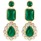 Pearl Long Necklace Set by Peora | Elegant Pearl Fashion Jewellery

