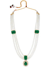 Pearl Long Necklace Set by Peora | Elegant Pearl Fashion Jewellery

