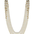 Radiant Strings Pearl Long Necklace Set