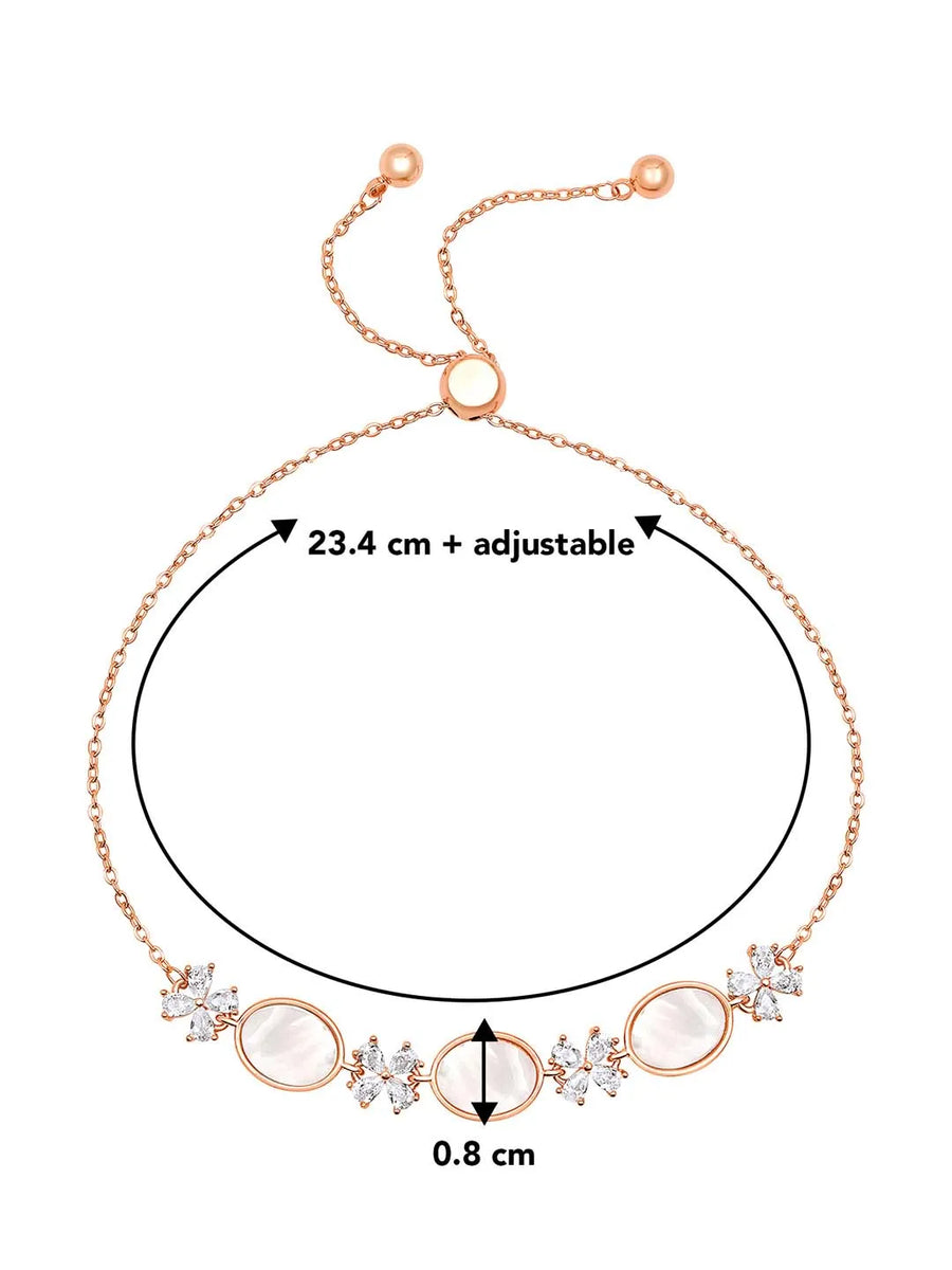 Pearl CZ Bracelet by Peora – Sophisticated Fashion Jewellery

