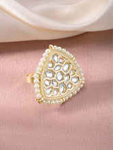 Pearl and Ensemble Statement Ring | Luxe Fusion Design by Peora

