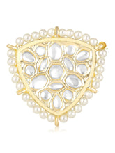 Pearl and Ensemble Statement Ring | Luxe Fusion Design by Peora

