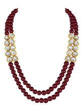 Pearl Stone Necklace Set by Peora | Elegant Pearl Fashion Jewellery

