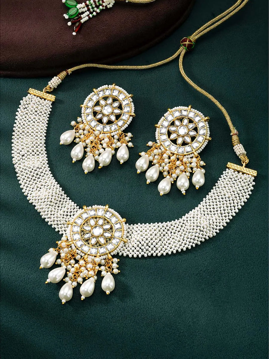 Choker Necklace Set by Peora | Stylish Fashion Jewellery for Women

