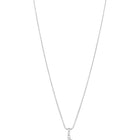 Leafy Luster Pearls and CZ Pendant Set. Silver plating pendant set with pair of earrings, in leaf shape embellished with pearl in centre.