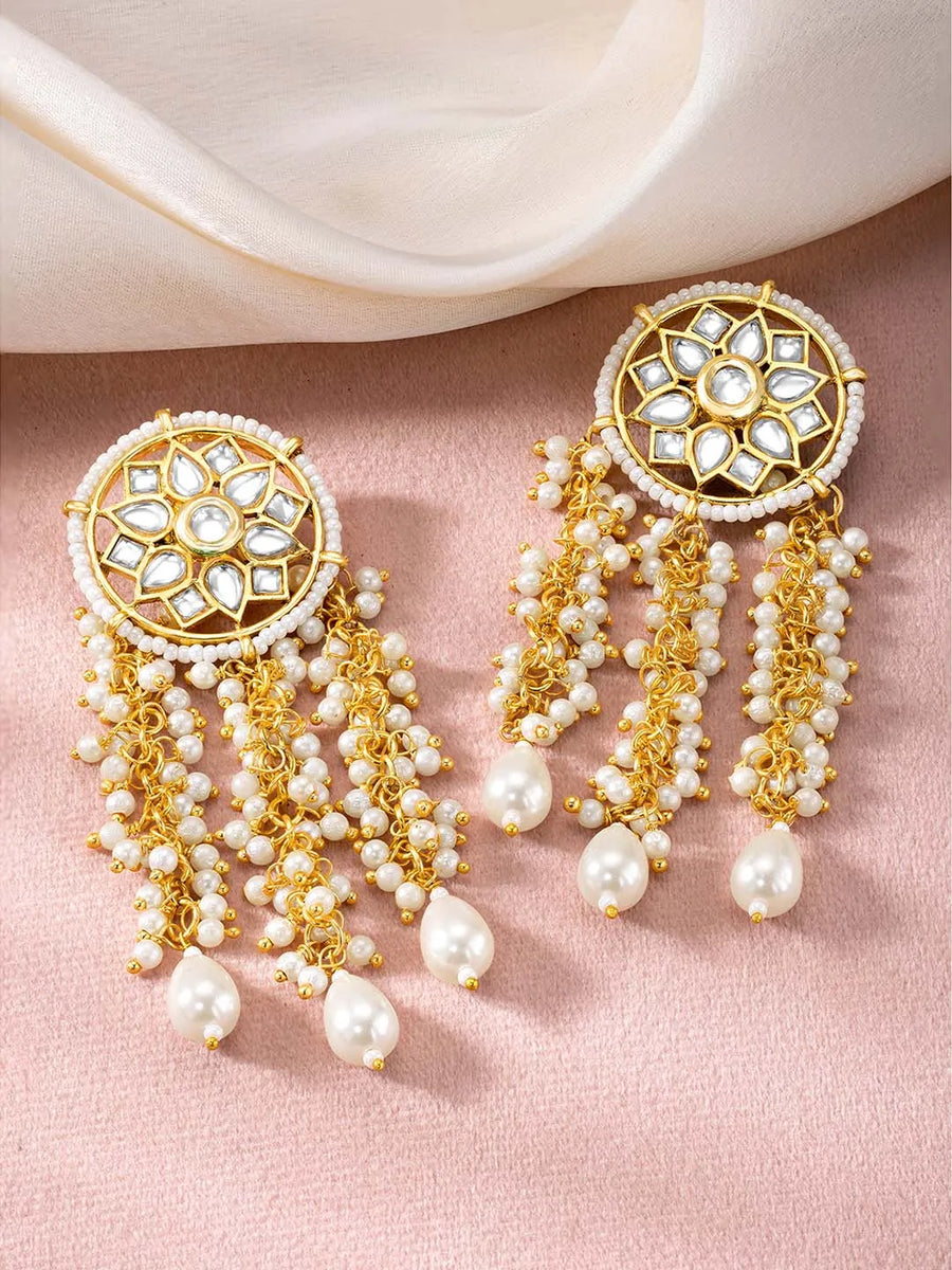 Pearls Dangle Earrings – Timeless Jewellery by Peora

