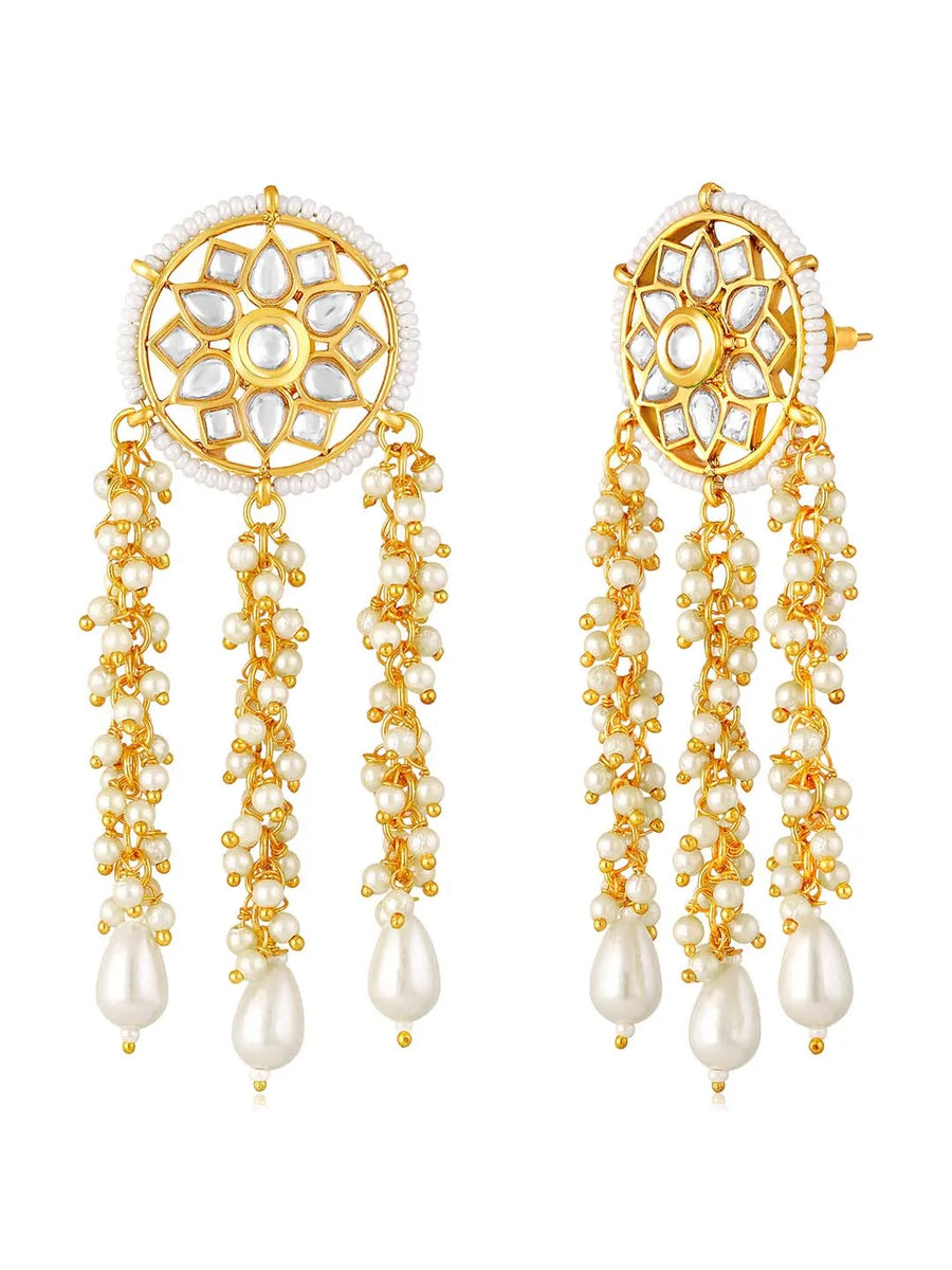 Pearls Dangle Earrings – Timeless Jewellery by Peora

