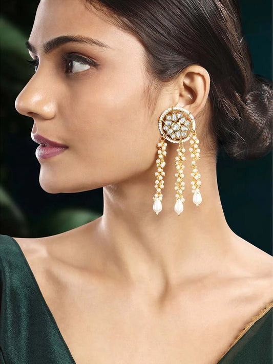 Pearls Dangle Earrings – Timeless Jewellery by Peora

