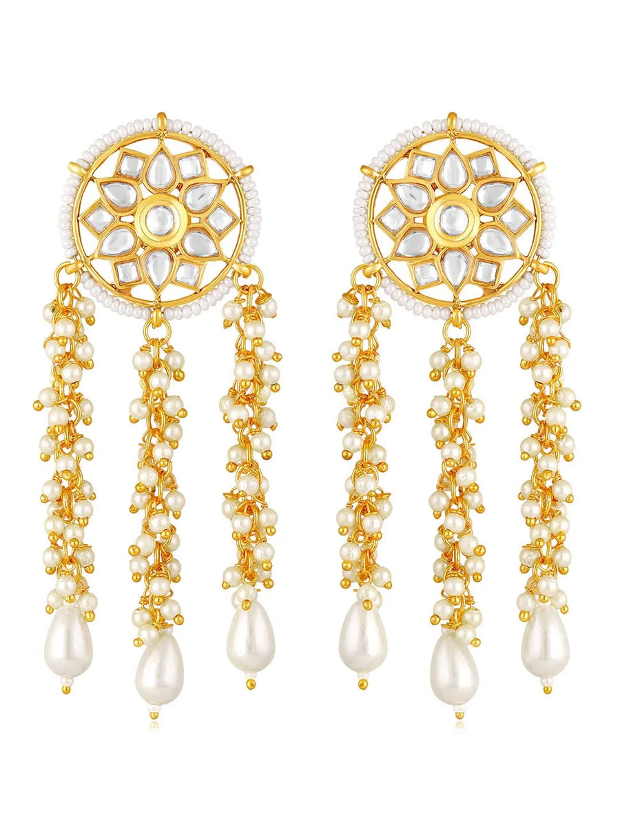Pearls Dangle Earrings – Timeless Jewellery by Peora

