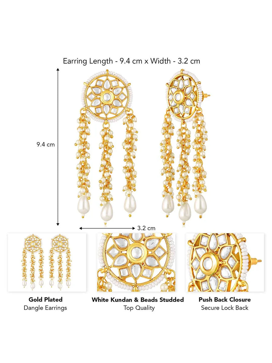 Pearls Dangle Earrings – Timeless Jewellery by Peora

