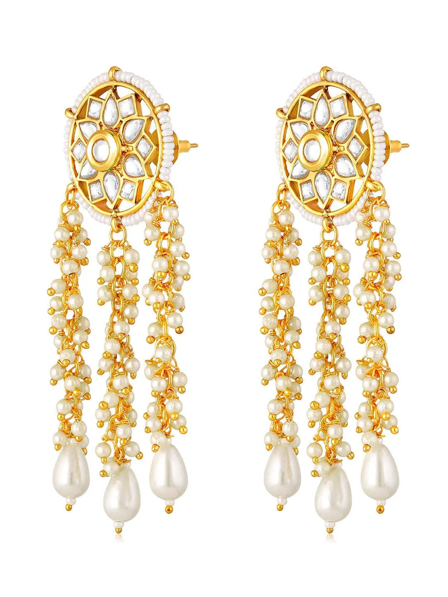 Pearls Dangle Earrings – Timeless Jewellery by Peora

