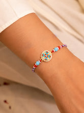 Peora Colourful Crystal Motif Rakhi for Brother | Set of 3