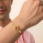Peora Crystal Beaded Rakhi for Brother | Set of 3