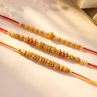 Peora Sandalwood Beads Rakhi for Brother | Set of 3