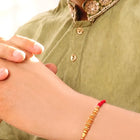 Peora Sandalwood Beads Rakhi for Brother | Set of 3
