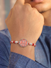 Peora Oxidized Silver Rakhi for Bhai | Set of 3