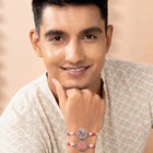 Peora Oxidized Silver Rakhi for Brother | Set of 3