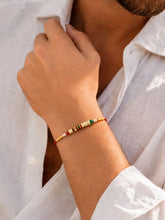 Peora Golden Beaded Rakhi for Brother | Set of 3