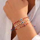 Peora Evil Eye Crystal Rakhi for Brother | Set of 3