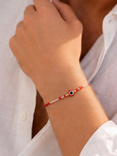 Peora Evil Eye Crystal Rakhi for Brother | Set of 3