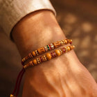 Peora Rudraksha Beads Rakhi for Brother | Set of 2
