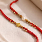 Peora Crystal Beaded Rakhi for Brother | Set of 2