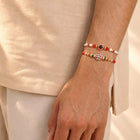 Peora Crystal Evil Eye Rakhi for Brother | Set of 2