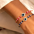 Peora Evil Eye Beaded Rakhi for Brother | Set of 2