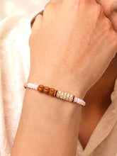 Peora Rudraksha Shell Bead Rakhi for Brother | Set of 2